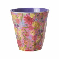 Swedish Flower Print Melamine Cup By Rice